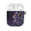 Hobart Hurricanes Cricket Mascot AirPods Case Aboriginal Dot Art Purple And Black Tribal Pattern