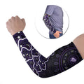 Hobart Hurricanes Cricket Mascot Arm Sleeves Aboriginal Dot Art Purple And Black Tribal Pattern