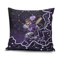 Hobart Hurricanes Cricket Mascot Pillow Cover Aboriginal Dot Art Purple And Black Tribal Pattern