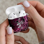 Sydney Sixers Cricket Mascot AirPods Case Aboriginal Dot Art Pink And Black Tribal Pattern