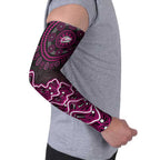 Sydney Sixers Cricket Mascot Arm Sleeves Aboriginal Dot Art Pink And Black Tribal Pattern