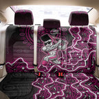 Sydney Sixers Cricket Mascot Back Car Seat Cover Aboriginal Dot Art Pink And Black Tribal Pattern