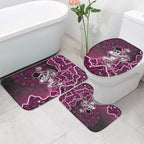 Sydney Sixers Cricket Mascot Bathroom Set Aboriginal Dot Art Pink And Black Tribal Pattern