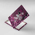 Sydney Sixers Cricket Mascot Canvas Wall Art Aboriginal Dot Art Pink And Black Tribal Pattern