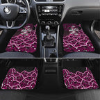 Sydney Sixers Cricket Mascot Car Mats Aboriginal Dot Art Pink And Black Tribal Pattern