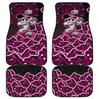 Sydney Sixers Cricket Mascot Car Mats Aboriginal Dot Art Pink And Black Tribal Pattern