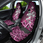 Sydney Sixers Cricket Mascot Car Seat Cover Aboriginal Dot Art Pink And Black Tribal Pattern