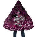 Sydney Sixers Cricket Mascot Cloak Aboriginal Dot Art Pink And Black Tribal Pattern