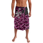 Sydney Sixers Cricket Mascot Lavalava Aboriginal Dot Art Pink And Black Tribal Pattern