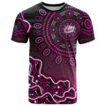 Sydney Sixers Cricket Mascot T Shirt Aboriginal Dot Art Pink And Black Tribal Pattern