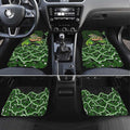 Sydney Thunder Cricket Mascot Car Mats Aboriginal Dot Art Green And Black Tribal Pattern