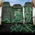 Melbourne Stars Cricket Mascot Back Car Seat Cover Aboriginal Dot Art Green And Black Tribal Pattern