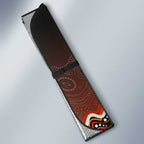 Perth Scorchers Cricket Mascot Auto Sun Shade Aboriginal Dot Art Orange And Black Tribal Pattern