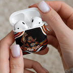 Personalized Wests Tigers Rugby AirPods Case Aboriginal Dot Art - Dreamtime Rugby Mascot