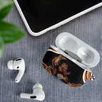 Personalized Wests Tigers Rugby AirPods Case Aboriginal Dot Art - Dreamtime Rugby Mascot