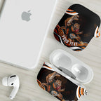 Personalized Wests Tigers Rugby AirPods Case Aboriginal Dot Art - Dreamtime Rugby Mascot