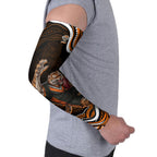 Personalized Wests Tigers Rugby Arm Sleeves Aboriginal Dot Art - Dreamtime Rugby Mascot