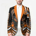 Personalized Wests Tigers Rugby Blazer Aboriginal Dot Art - Dreamtime Rugby Mascot