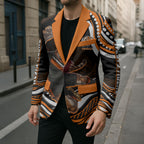 Personalized Wests Tigers Rugby Blazer Aboriginal Dot Art - Dreamtime Rugby Mascot