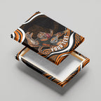 Personalized Wests Tigers Rugby Canvas Wall Art Aboriginal Dot Art - Dreamtime Rugby Mascot