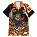 Personalized Wests Tigers Rugby Hawaiian Shirt Aboriginal Dot Art - Dreamtime Rugby Mascot