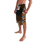 Personalized Wests Tigers Rugby Lavalava Aboriginal Dot Art - Dreamtime Rugby Mascot