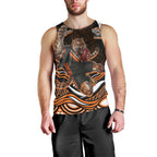 Personalized Wests Tigers Rugby Men Tank Top Aboriginal Dot Art - Dreamtime Rugby Mascot