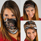 Personalized Wests Tigers Rugby Neck Gaiter Aboriginal Dot Art - Dreamtime Rugby Mascot