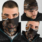 Personalized Wests Tigers Rugby Neck Gaiter Aboriginal Dot Art - Dreamtime Rugby Mascot