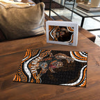 Personalized Wests Tigers Rugby Puzzle Aboriginal Dot Art - Dreamtime Rugby Mascot