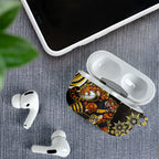 Personalized Richmond Tigers AirPods Case Aboriginal Dot Art - Dreamtime Football Mascot