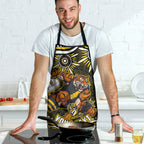 Personalized Richmond Tigers Apron Aboriginal Dot Art - Dreamtime Football Mascot