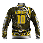 Personalized Richmond Tigers Baseball Jacket Aboriginal Dot Art - Dreamtime Football Mascot