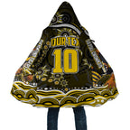 Personalized Richmond Tigers Cloak Aboriginal Dot Art - Dreamtime Football Mascot