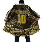 Personalized Richmond Tigers Cloak Aboriginal Dot Art - Dreamtime Football Mascot