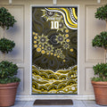 Personalized Richmond Tigers Door Cover Aboriginal Dot Art - Dreamtime Football Mascot