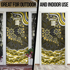 Personalized Richmond Tigers Door Cover Aboriginal Dot Art - Dreamtime Football Mascot