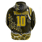Personalized Richmond Tigers Hoodie Aboriginal Dot Art - Dreamtime Football Mascot