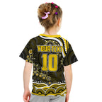 Personalized Richmond Tigers Kid T Shirt Aboriginal Dot Art - Dreamtime Football Mascot