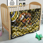 Personalized Richmond Tigers Quilt Aboriginal Dot Art - Dreamtime Football Mascot