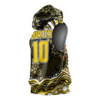 Personalized Richmond Tigers Sleeveless Hoodie Aboriginal Dot Art - Dreamtime Football Mascot