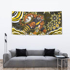Personalized Richmond Tigers Tapestry Aboriginal Dot Art - Dreamtime Football Mascot
