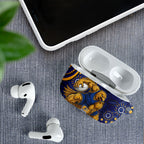 Personalized West Coast Eagles AFL Mascot AirPods Case Aboriginal Dot Art - Dreamtime Football Mascot