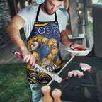 Personalized West Coast Eagles AFL Mascot Apron Aboriginal Dot Art - Dreamtime Football Mascot