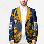 Personalized West Coast Eagles AFL Mascot Blazer Aboriginal Dot Art - Dreamtime Football Mascot