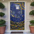 Personalized West Coast Eagles AFL Mascot Door Cover Aboriginal Dot Art - Dreamtime Football Mascot