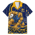 Personalized West Coast Eagles AFL Mascot Hawaiian Shirt Aboriginal Dot Art - Dreamtime Football Mascot