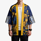 Personalized West Coast Eagles AFL Mascot Kimono Aboriginal Dot Art - Dreamtime Football Mascot
