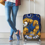 Personalized West Coast Eagles AFL Mascot Luggage Cover Aboriginal Dot Art - Dreamtime Football Mascot