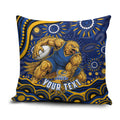 Personalized West Coast Eagles AFL Mascot Pillow Cover Aboriginal Dot Art - Dreamtime Football Mascot